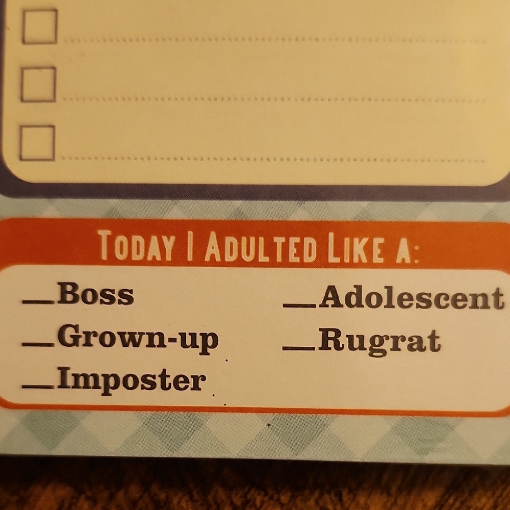Adulting To-Do List Notepad - Multicolor - Picture 9 of 10